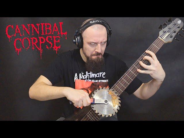 CANNIBAL CORPSE - "Frantic Disembowelment" on bass