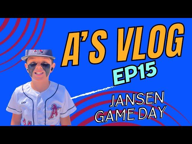 A's Vlog Series Episode 15 #grwm #gameday #baseball #youtuber