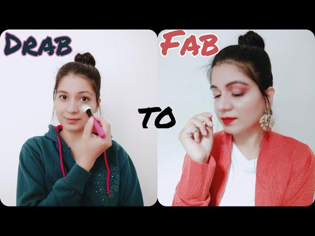 Drab to Fab Makeup Transformation || Glam Makeup Look