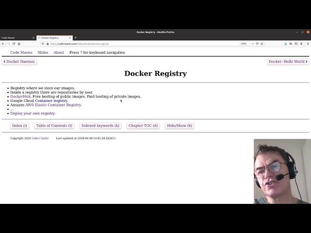 Docker course #9 - Docker registry