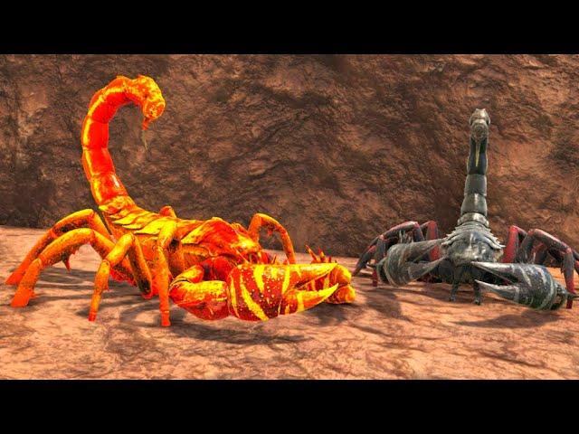 Escorpião Amarelo Brasileiro, Matei 2 Escorpiões Negros Do Deserto! Ark Survival Evolved