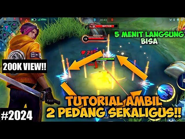 TUTORIAL HOW TO GET 2 LING SWORDS AT ONCE 2024!! - Mobile Legends