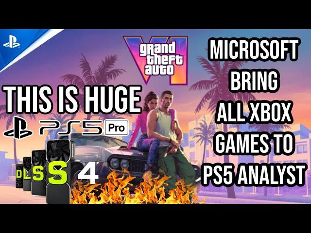 Major GTA 6 News - Microsoft Bringing All Big Xbox Games To PS5 -DLSS 4 5080 & 5090- PS Classics