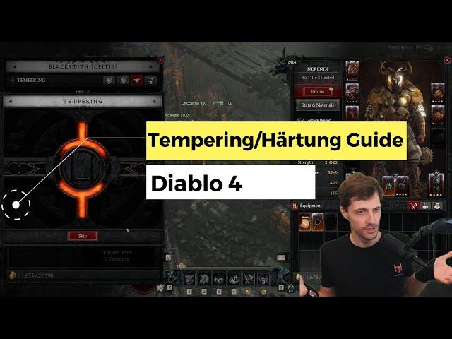 Diablo 4: Tempering/Härtung Guide (Items craften)