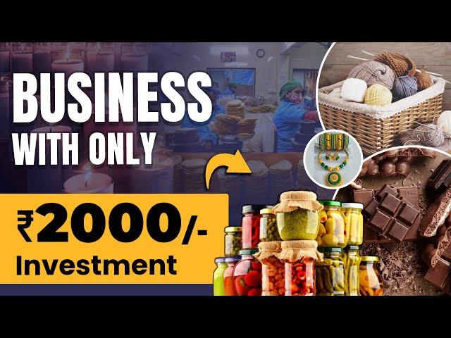 8 Profitable Business Ideas You Can Start With Just ₹2000 in 2025