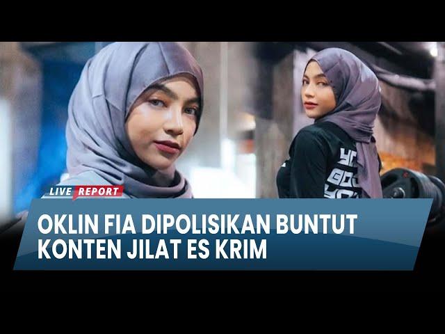 Akhirnya Oklin Fia Dipolisikan Buntut Konten Video Jilat Es Krim Viral