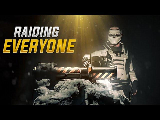 Raiding EVERYONE on WIPEDAY - Rust Movie