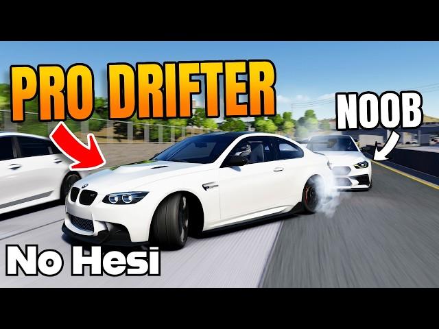 Can a PRO teach a Noob how to Drift in No Hesi