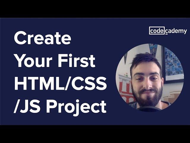 Create your first HTML/CSS/JS project