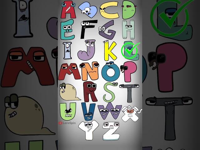 ALPHABET LORE A-Z but REVERSE FACE... #alphabetloresong #alphabet #alphabetlorememes #shorts