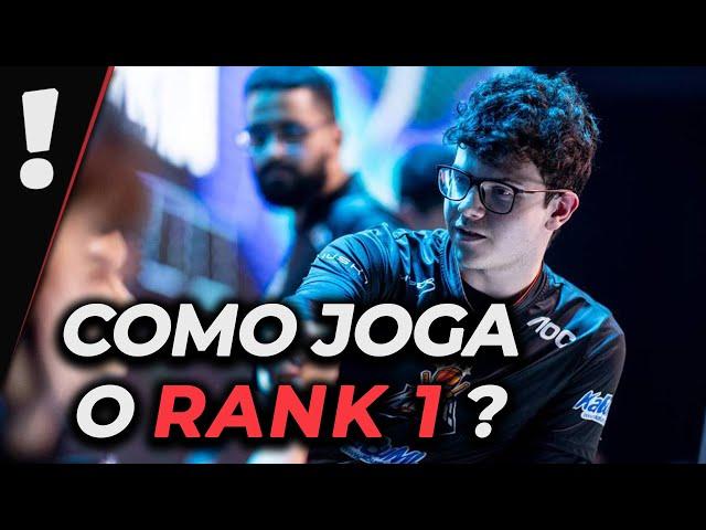 UM MIDLANER PEGOU RANK 1, PRO PLAYER DA FURIA! – COMO JOGA O RANK 1