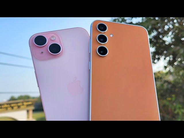 Samsung Galaxy S23 FE Vs iPhone 15 Camera Test & Comparison | Which is The Best..?