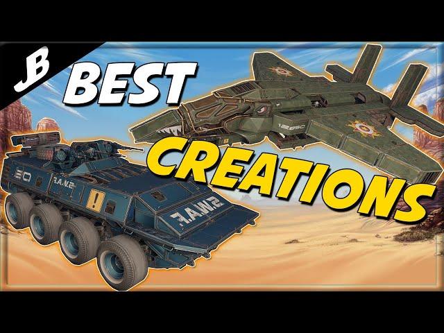 F-14 Tomcat, Bronetransporter BTR, Sledge Wedge and more - Crossout's Best Creations