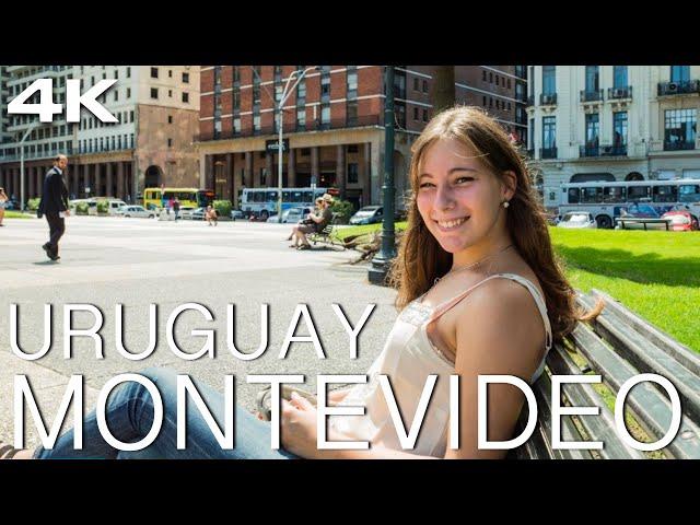 Montevideo. Uruguay. 4K Walk 