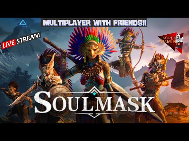 Soulmask, open world survival craft, gameplay EP6, multiplayer with friends, steam pc