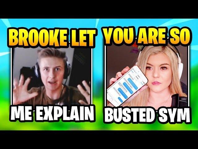 Brooke FURIOUS After Symfuhny LEAKED Messages Between Him & Corinna | Fortnite Daily Funny Moments