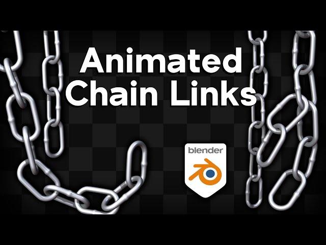 Chain Links Simulation - Rigid Body Physics (Blender Beginner Tutorial)