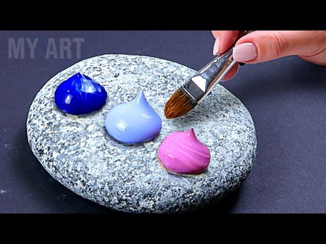 CREATIVE PAITING IDEAS on Stone | Easy Art Compilation