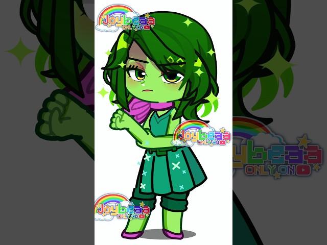  Making Disgust in My Gacha Life 2 Style  | Inside Out 2 | #GL2 #GachaLife2 #Shorts