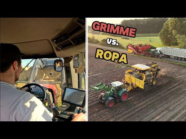 Mit zwei Rodern am Hektar schaffen | Stroh abfahren | Beregnung aufstellen | Farmvlog #139