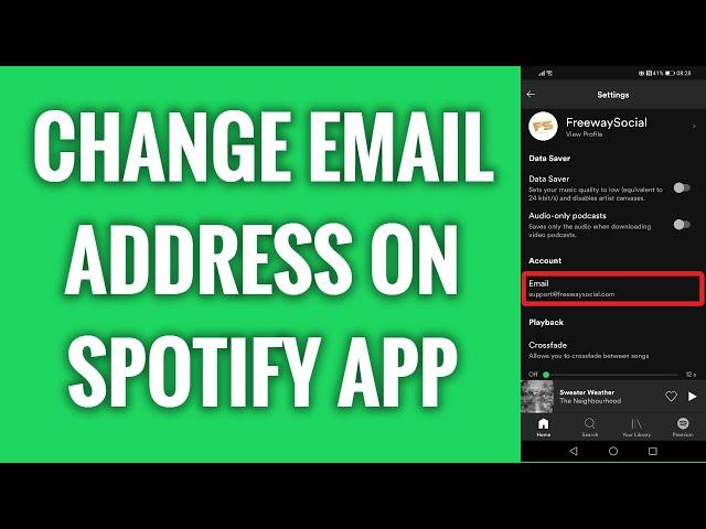 How To Change Your Email Address On Spotify App