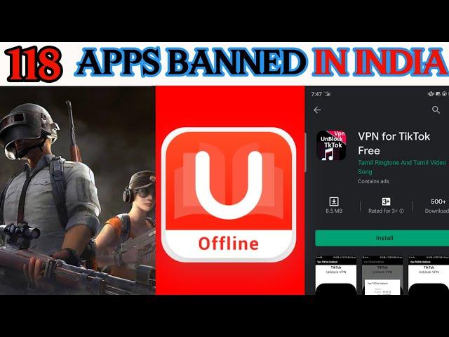 118 apps banned in india tamil