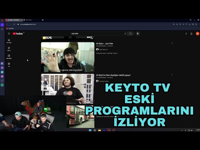 KEYTO TV ESKİ PROGRAMLARINI İZLİYOR @bicimali @MesutCanTomay @ridvanabi