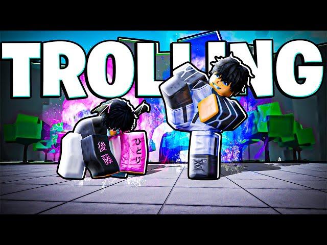 Trolling With Omni Directional Punch In Roblox The Strongest Battlegrounds