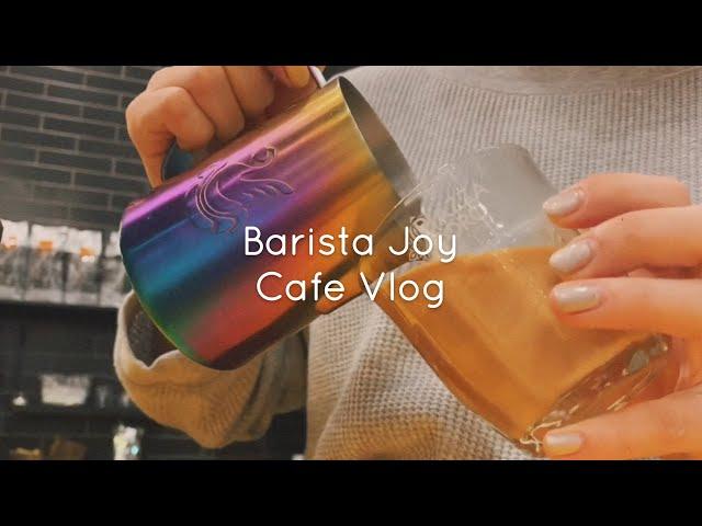 Barista Cafe Vlog ️ Big difference between Latte and Cappuccino | Latte Art | 바리스타 카페 브이로그