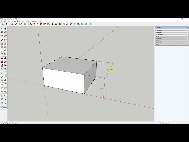 How to Change Units of Measure in SketchUp Pro 2023 ｜ Feet, Inches, Meters, Yards