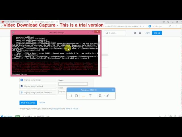 python Installing django mysqlclient Error Fix this plzzz