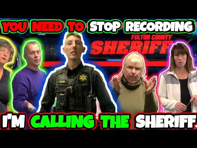 SHERIFF is on the Way,  STOP  RECORDING! RUDEST Servants EVER.....