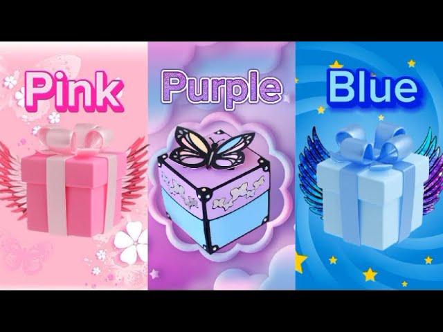 Choose your gift3gift box challenge2 good and 1 bad #pickonekickone #wouldyourather