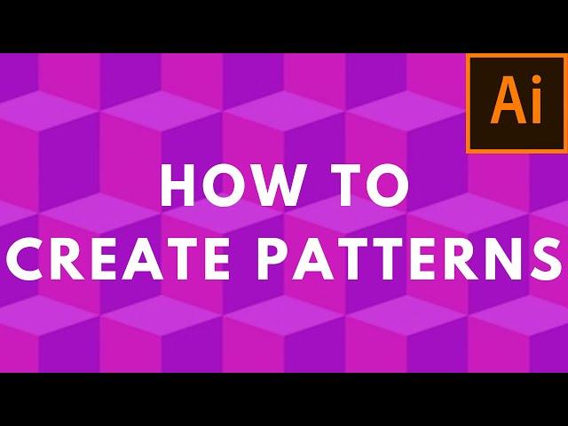 How to create patterns - Adobe Illustrator CC 2019