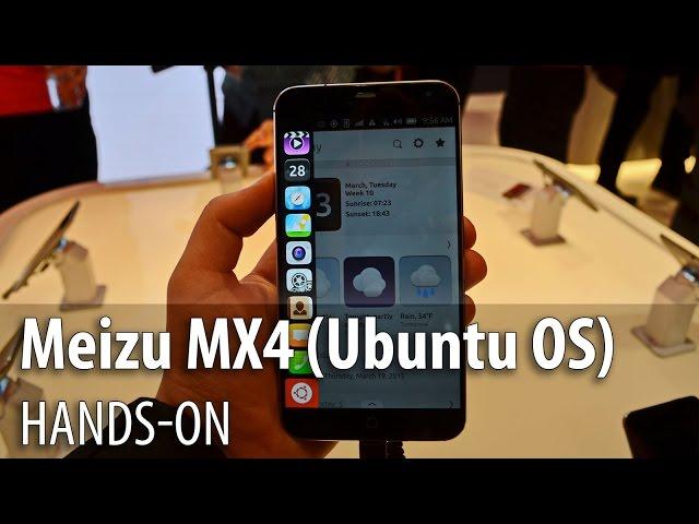 Meizu MX4 Ubuntu Touch Hands-On #MWC2015 - GSMDome.com