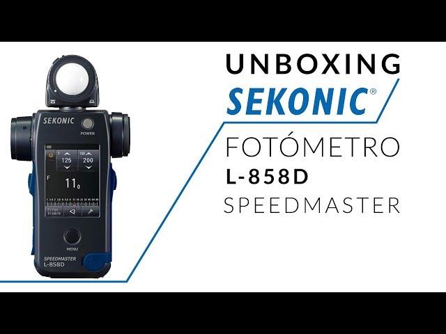 Sekonic Fotómetro L-858D SpeedMaster - UNBOXING