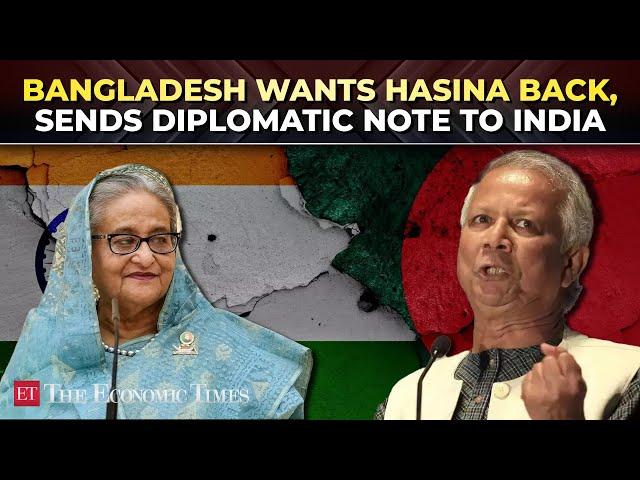 Bangladesh seeks Sheikh Hasina's extradition from India, sends diplomatic note to New Delhi