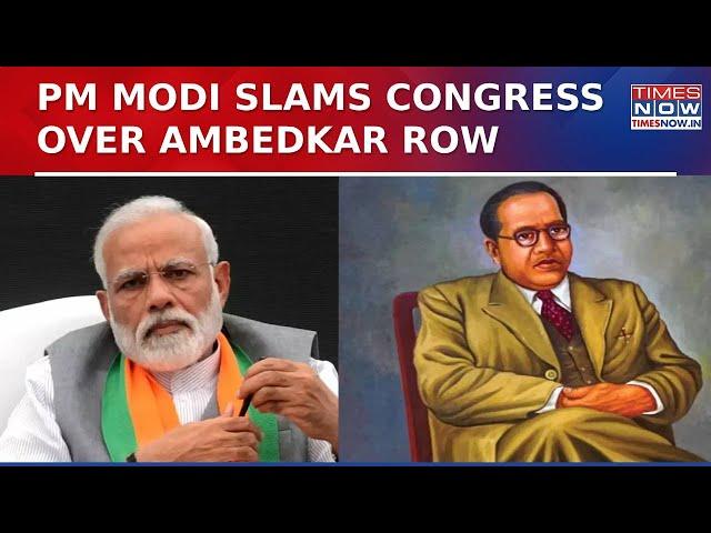 PM Modi Tweets On Ambedkar Storm, Slams Congress' 'Malicious Lies',' Says 'Can't Hide It's Misdeeds'