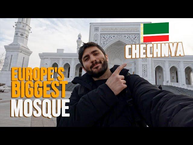 visiting the biggest mosque  in Europe