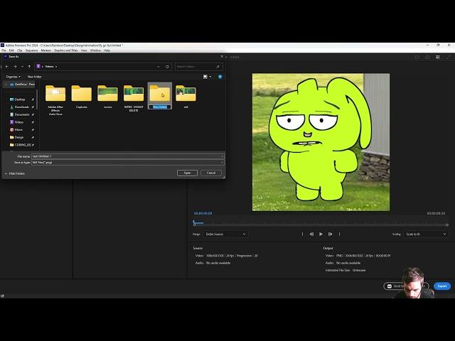 Export a PNG SEQUENCE in Premiere Pro IN 80 SECONDS