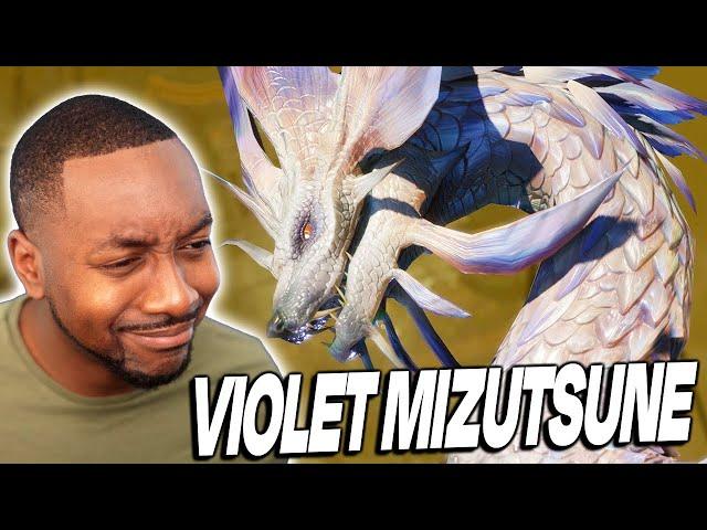 MHR Sunbreak | Violet Mizutsune Is INSANE! First Attempt... [New Monster Reaction]