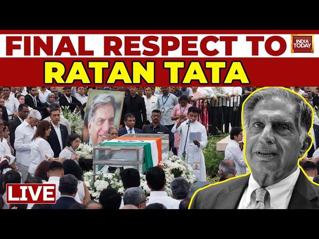 Ratan Tata Death News LIVE: Farwell Ratan Tata |India Mourns Ratan Tata's Demise| Ratan Tata Funeral