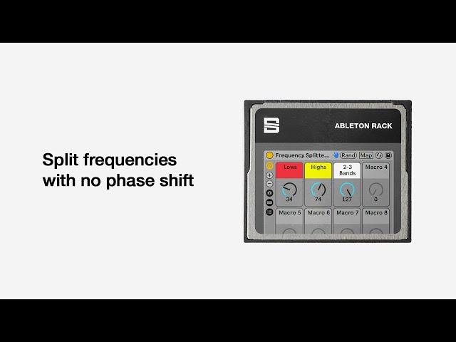 Frequency Splitter (Linear Phase) Ableton Rack | Free Download