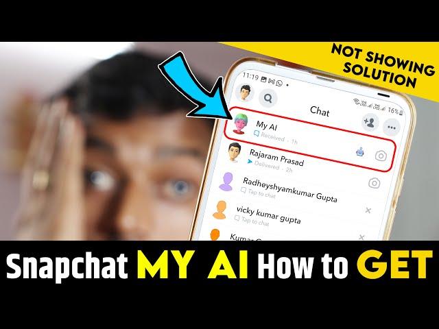 Snapchat My AI How to Get | Snapchat AI Not Showing Up (Step by Step)