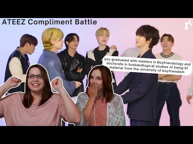 ATEEZ Competes in a Compliment Battle | Teen Vogue Reaction