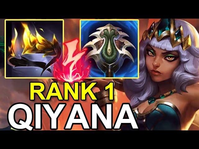 LOL CN BEST QIYANA - Beifeng Qiyana vs Zac - Rank1 Qiyana Gameplay S14.20