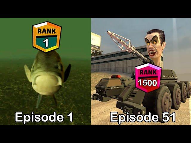 Brawl Stars Rank Up Skibidi The Fish 1 - 51 | Tankman (Episode 51)