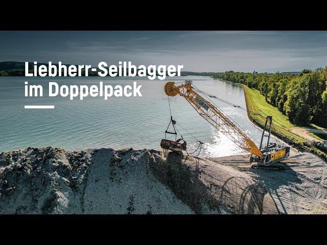 Liebherr-Seilbagger im Doppelpack - HS 8100 und HS 8130