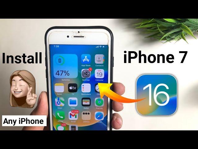 How to Get iOS 16 on iPhone 7  | How To Update To ios 16 on iphone 7 | iOS 16 Update For iPhone 7