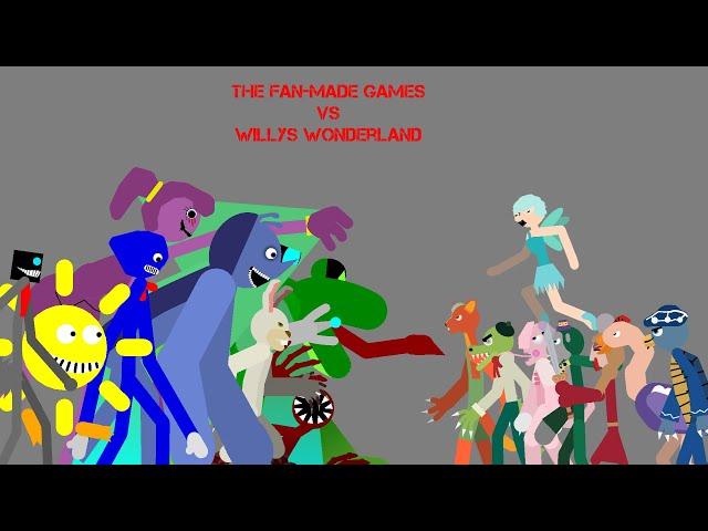 The Fan-Made Games Vs Willy’s Wonderland (Stick Nodes Animation)